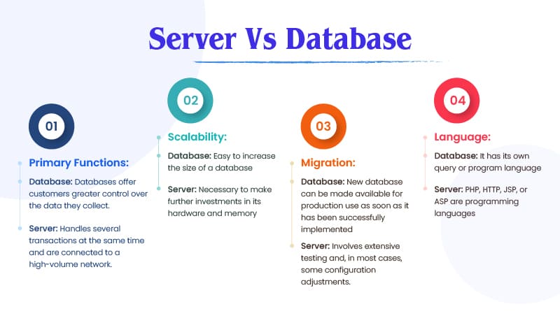 Server vs Database