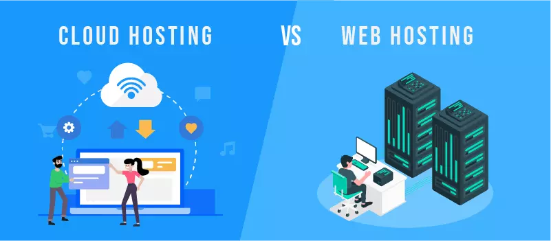 What is the Difference Between Web hosting and Cloud hosting