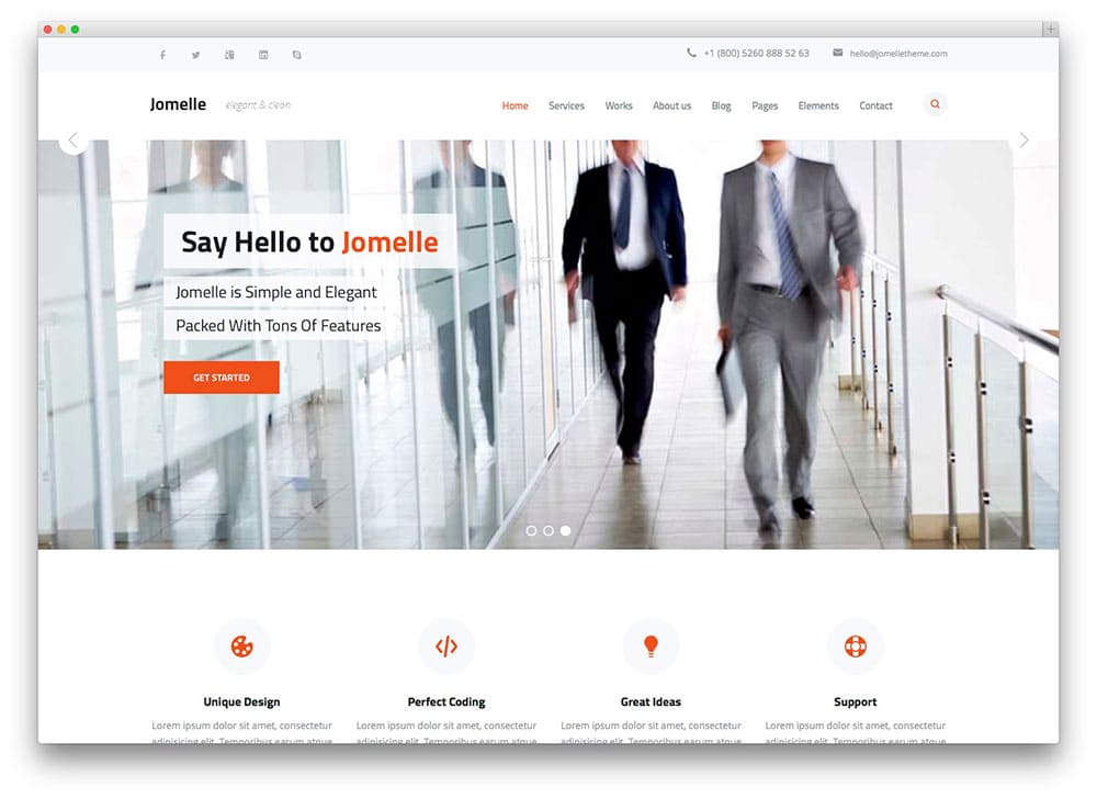 Jomelle-wordpress-theme