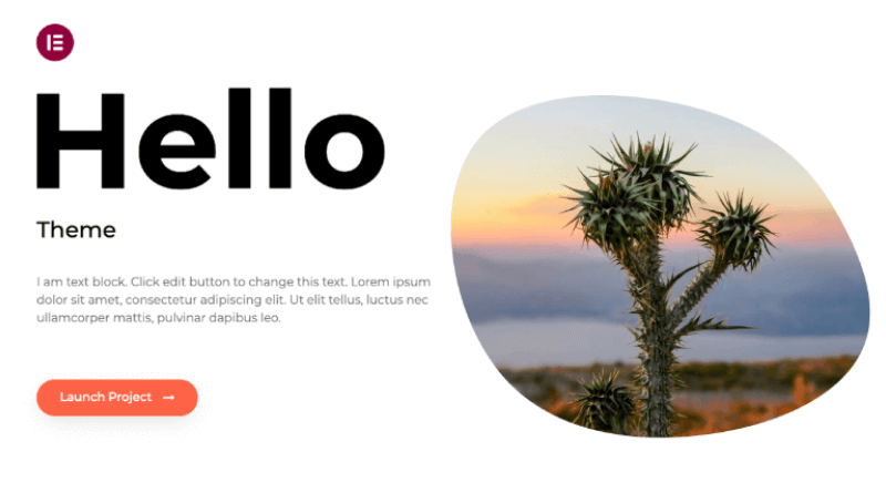 Hello Elementor WordPress Elementor Themes