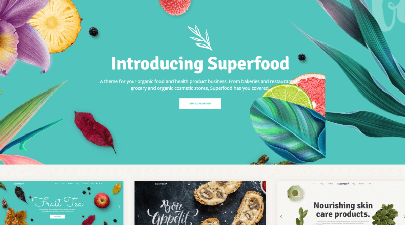 Organic Food: Responsive And Best Food Blog Themes For WordPress