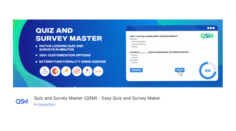 Quiz and Survey Master