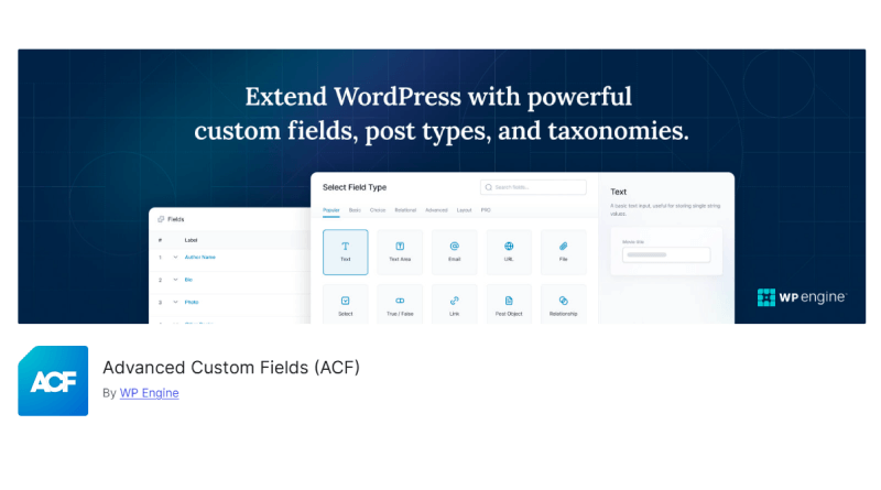 Advanced Custom Fields