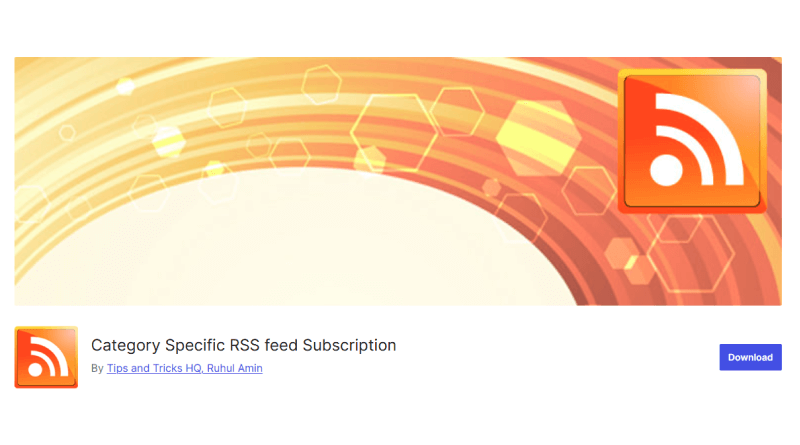 Category-Specific RSS Feed Subscription