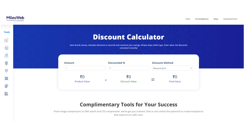 Discount Price Calculator