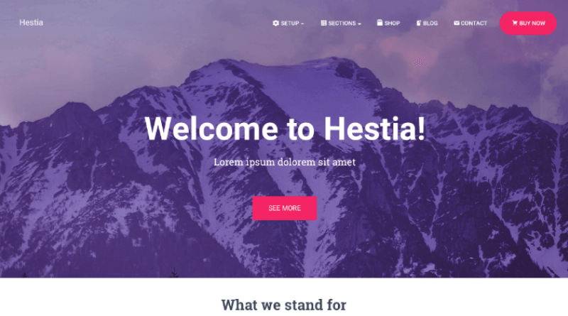 hestia-wordpress-single-page-theme