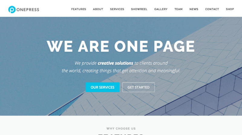 one-press-wordpress-single-page-theme