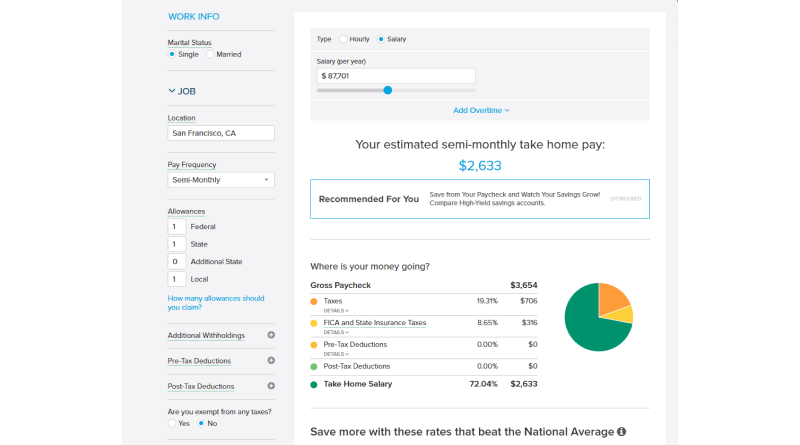 Paycheck Calculator