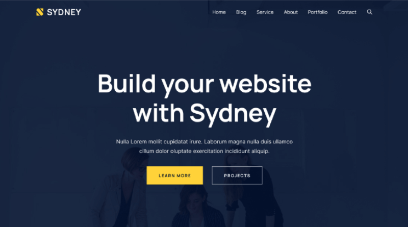 sydney-wordpress-single-page-theme